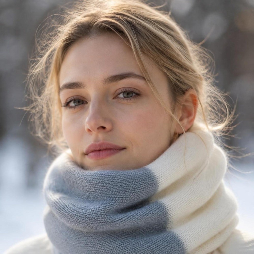 وشاح إنفينيتي ناعم بألوان متدا - مراجعة Infinity Scarf Knit وسعره